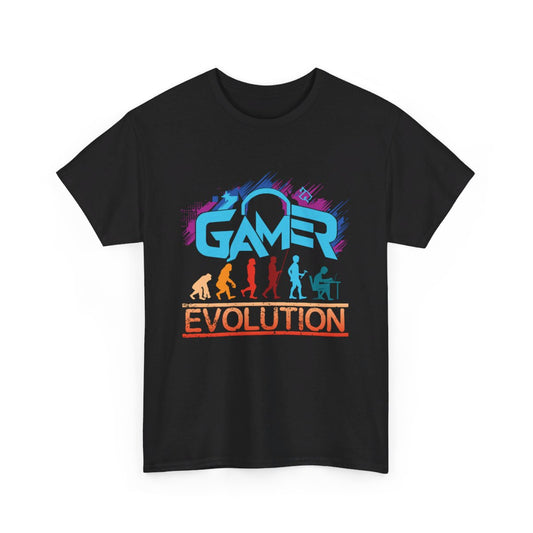 T-shirt Gamer Evolution avec Design Gamer - Pour Homme et Femme