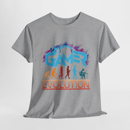 T-shirt Gamer Evolution avec Design Gamer - Pour Homme et Femme