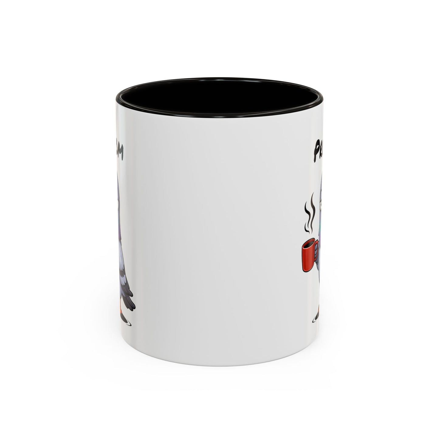 Mug Pigeon Fatigué Personnalisable 325ml – Tasse Café Humour Animal Urbain Drôle Réveil Difficile Bureau