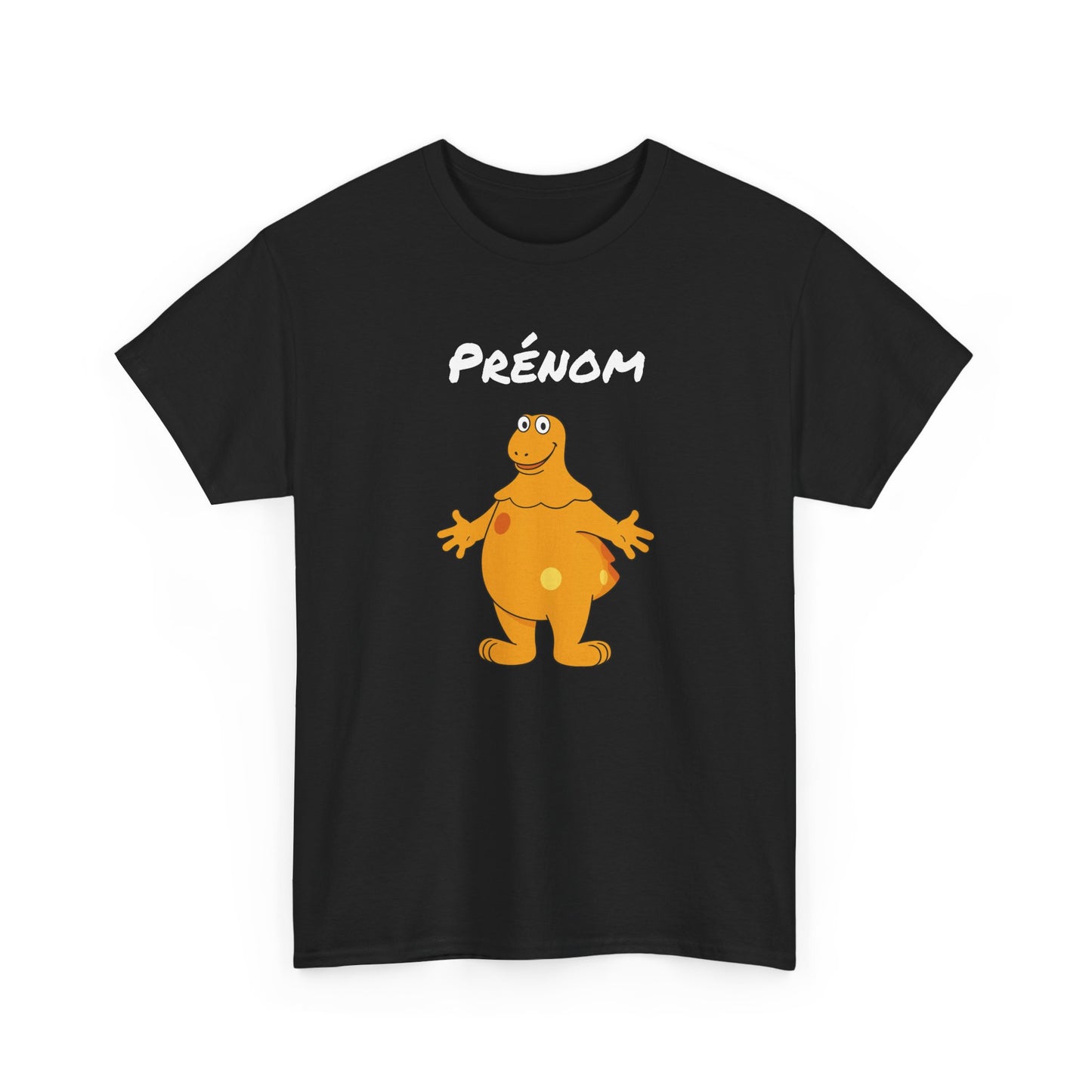 T-Shirt Casimir Personnalisé avec Prénom – Design Cartoon Vintage Nostalgie – Tee Shirt Adulte Fun