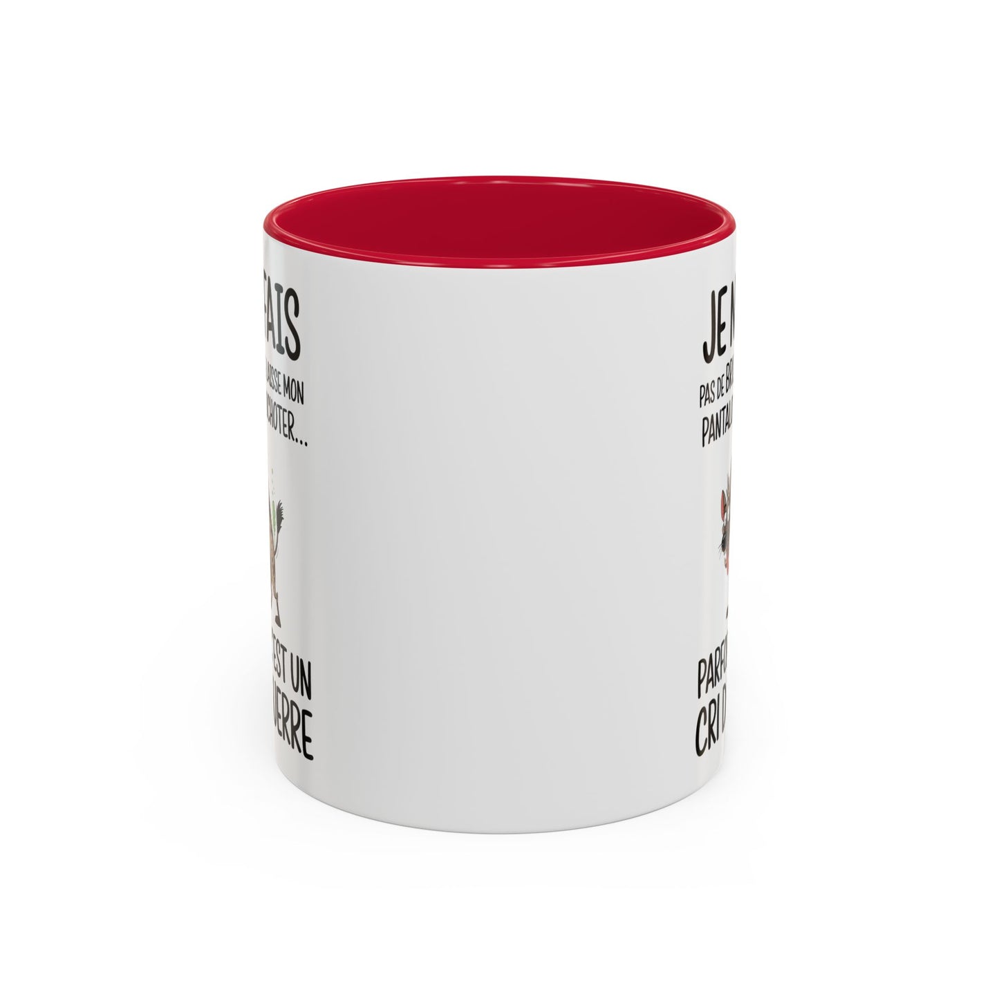 Tasse Je Ne Fais Pas De Bruit Je Laisse Mon Pantalon Chuchoter – Mug Humour Hyène – Cadeau Blague Adulte 325ml