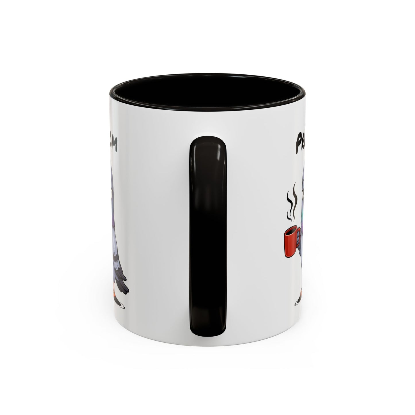 Mug Pigeon Fatigué Personnalisable 325ml – Tasse Café Humour Animal Urbain Drôle Réveil Difficile Bureau