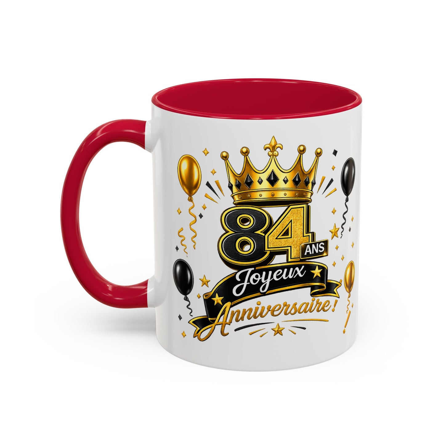 Mug Joyeux 84 Ans – Tasse Anniversaire 84 Ans – Cadeau Original pour Femme Homme – Idée Cadeau 84e Anniversaire
