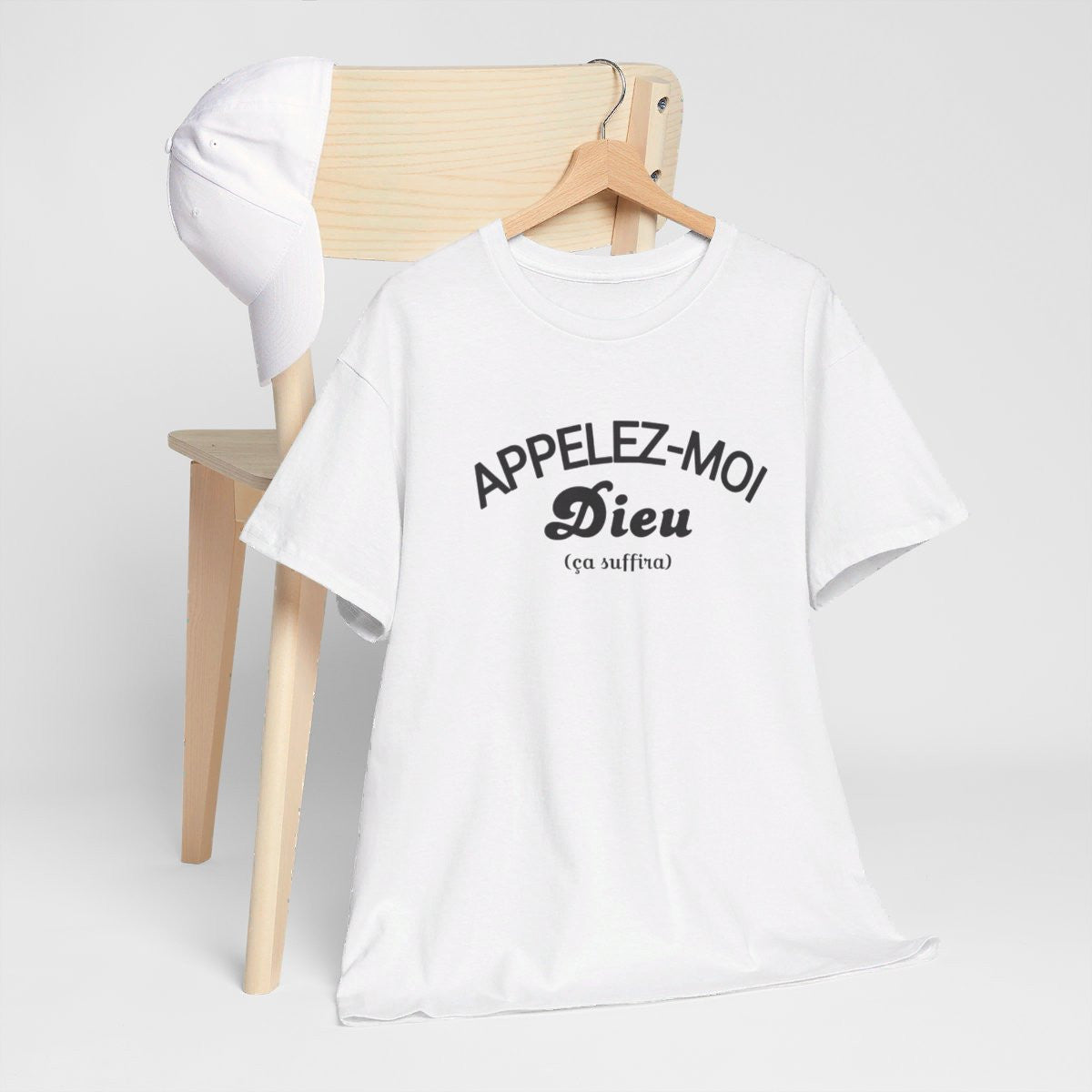 Tee shirt Humour Appelez-moi Dieu (ça suffira) idée cadeau amusant fun drôle pour homme T shirt