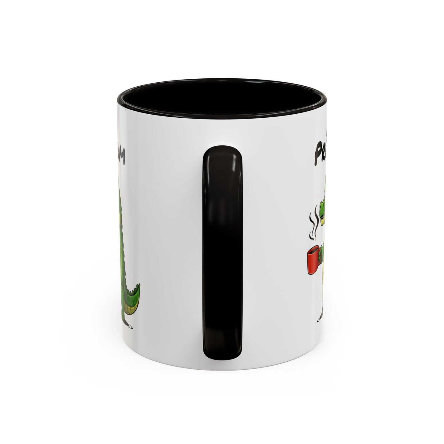 Mug Crocodile Personnalisable 325ml – Tasse Café Humour Animal Drôle Matin Difficile Cadeau