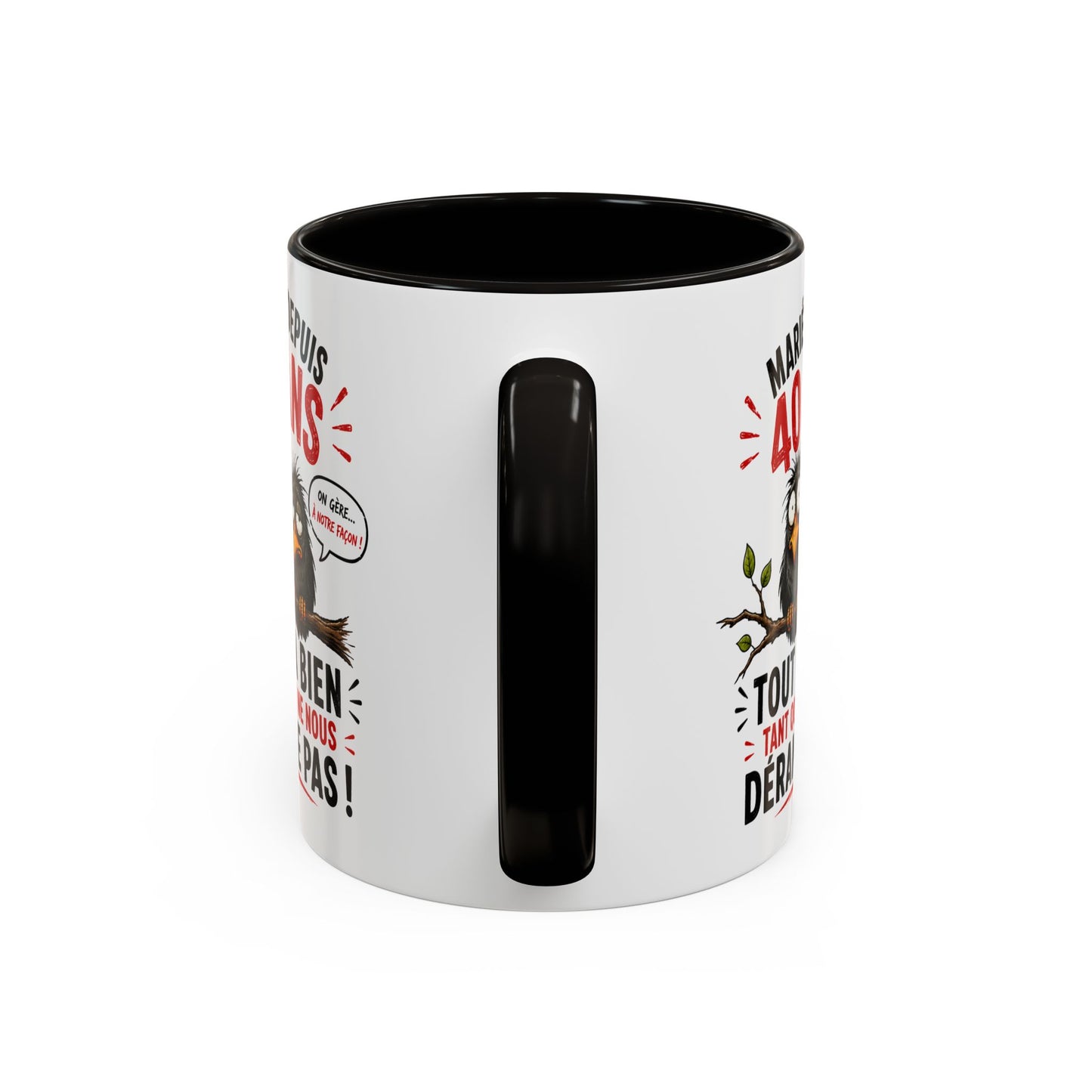 Tasse Mariés Depuis 40 Ans – Mug Humour Anniversaire de Mariage Homme Femme – Cadeau Couple 40 Ans de Mariage 325 ml