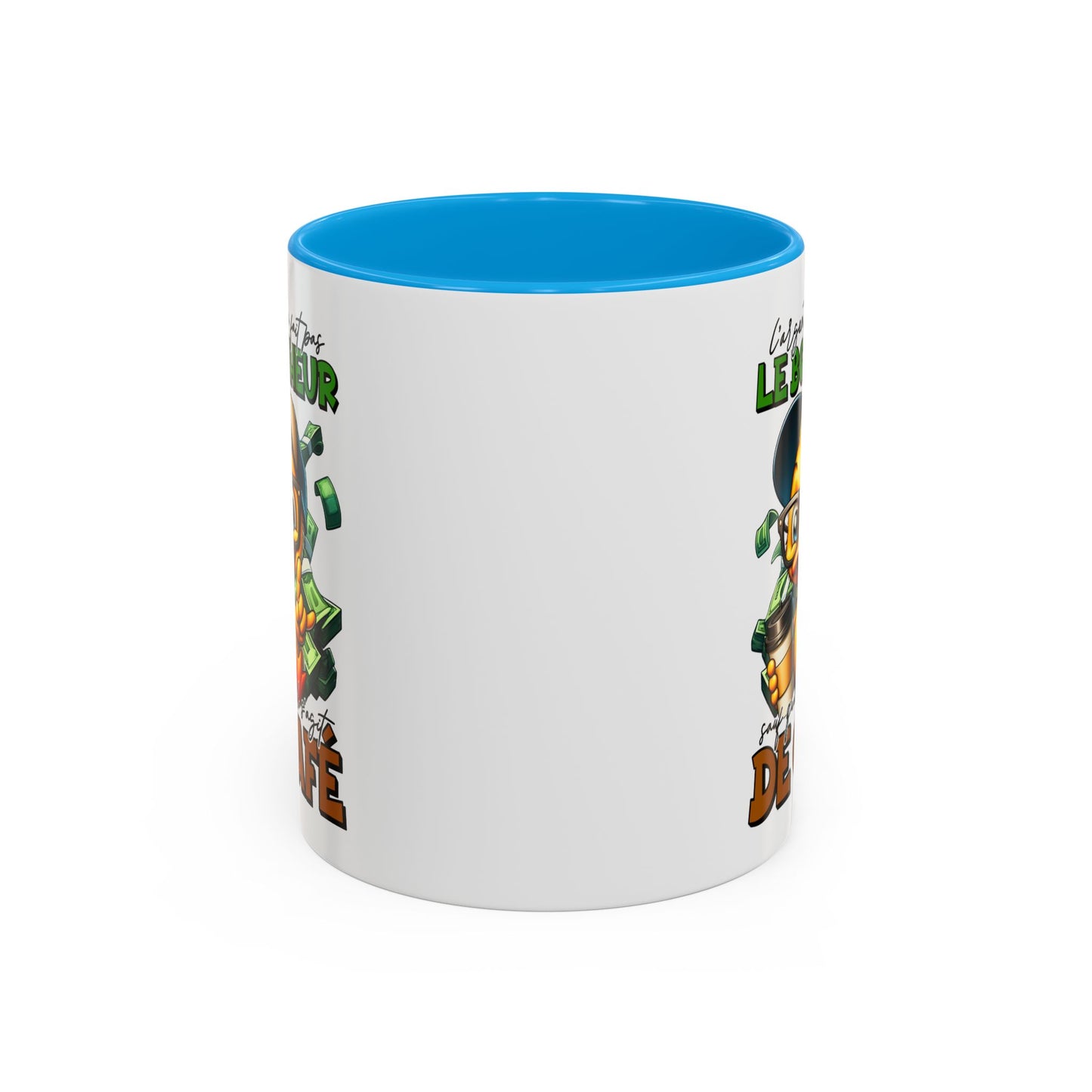 Tasse L’Argent Ne Fait Pas Le Bonheur Sauf Quand Il S’Agit De Café – Mug Humour Drôle 325ml