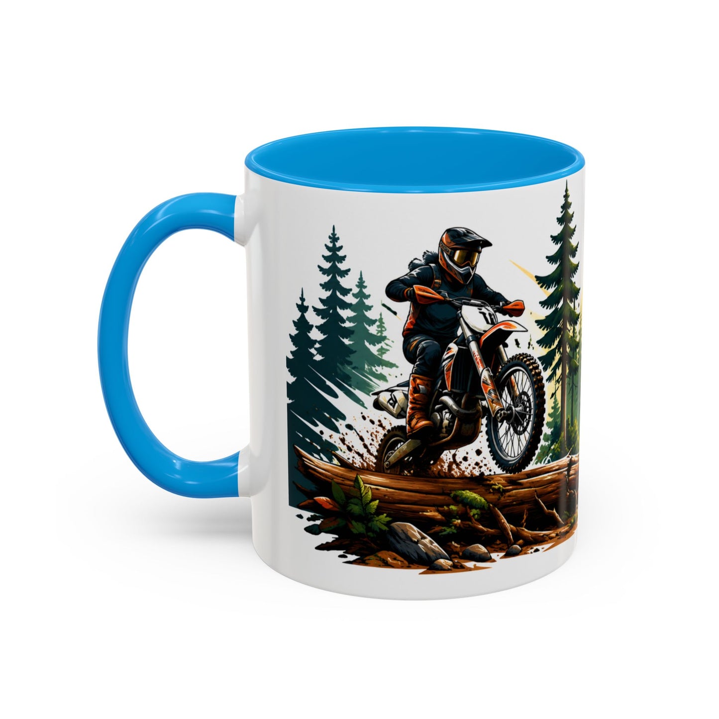 Tasse Moto Cross Enduro – Mug Pilote Motocross Tout Terrain – Cadeau Passion Moto 325ml
