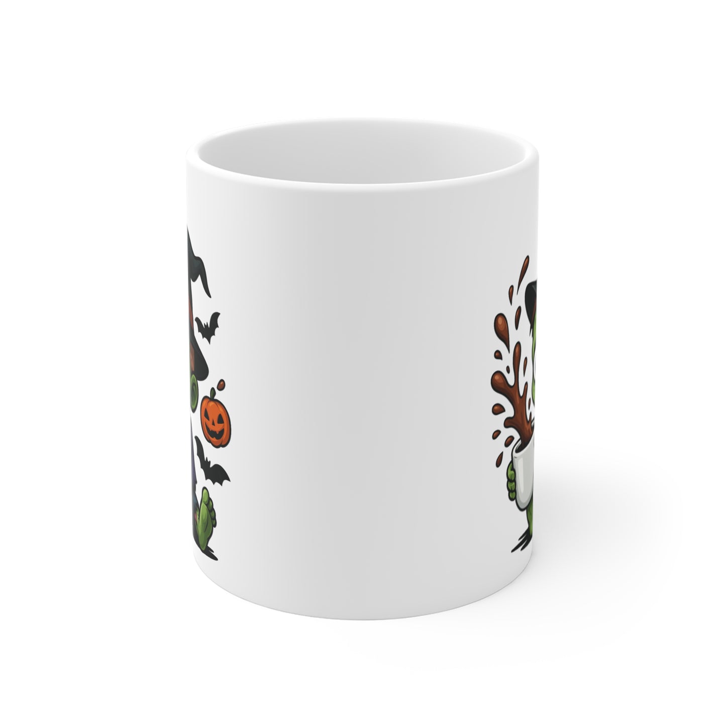 Mug Céramique Zombie Enfant Sorcier Halloween – Tasse Citrouilles Mignonne 325ml – Cadeau Original Café