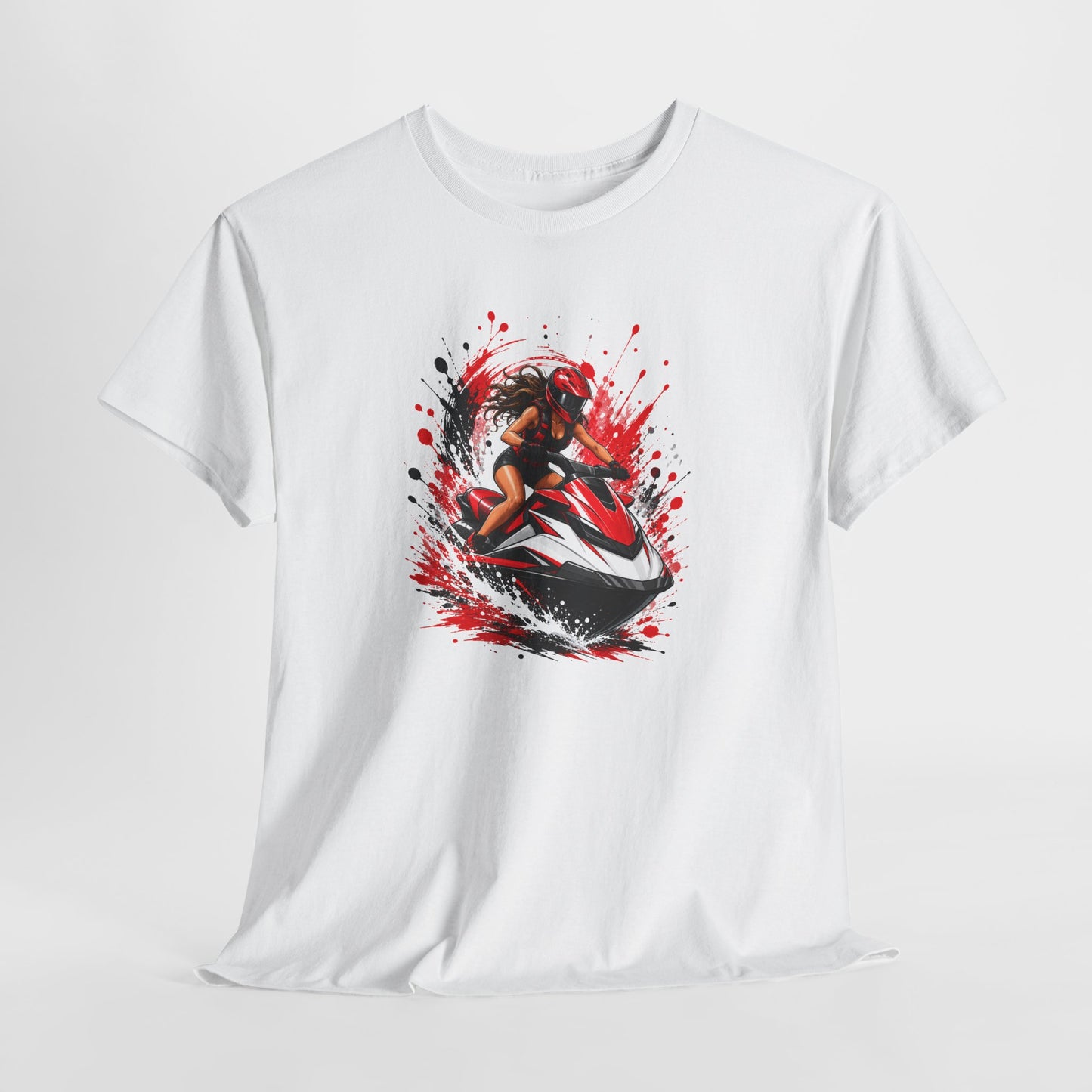 Tee Shirt Jet Ski Femme – Motarde des Mers – T-Shirt Sport Nautique Cadeau Femme