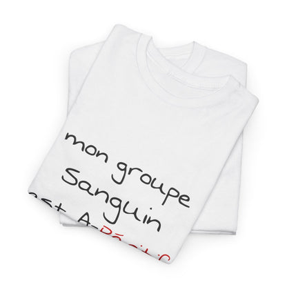 T shirt humour Mon groupe est A-péritif idée cadeau apéro pour homme et femme