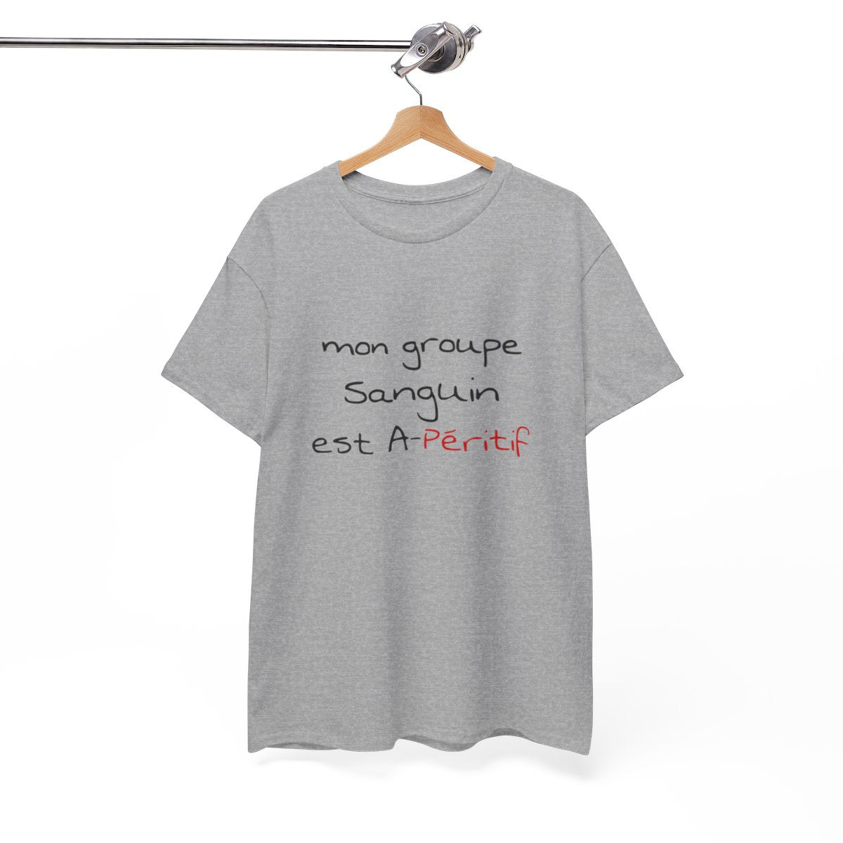T shirt humour Mon groupe est A-péritif idée cadeau apéro pour homme et femme