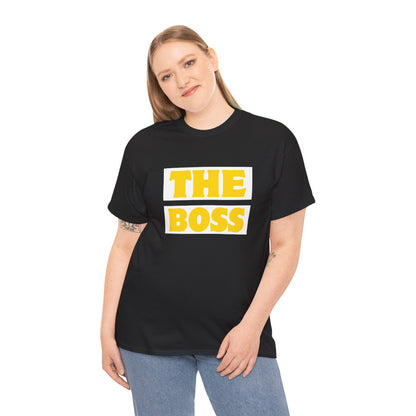 T shirt "The Boss"  idée cadeau  Pour Homme Tee shirt
