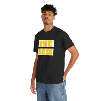 T shirt "The Boss"  idée cadeau  Pour Homme Tee shirt