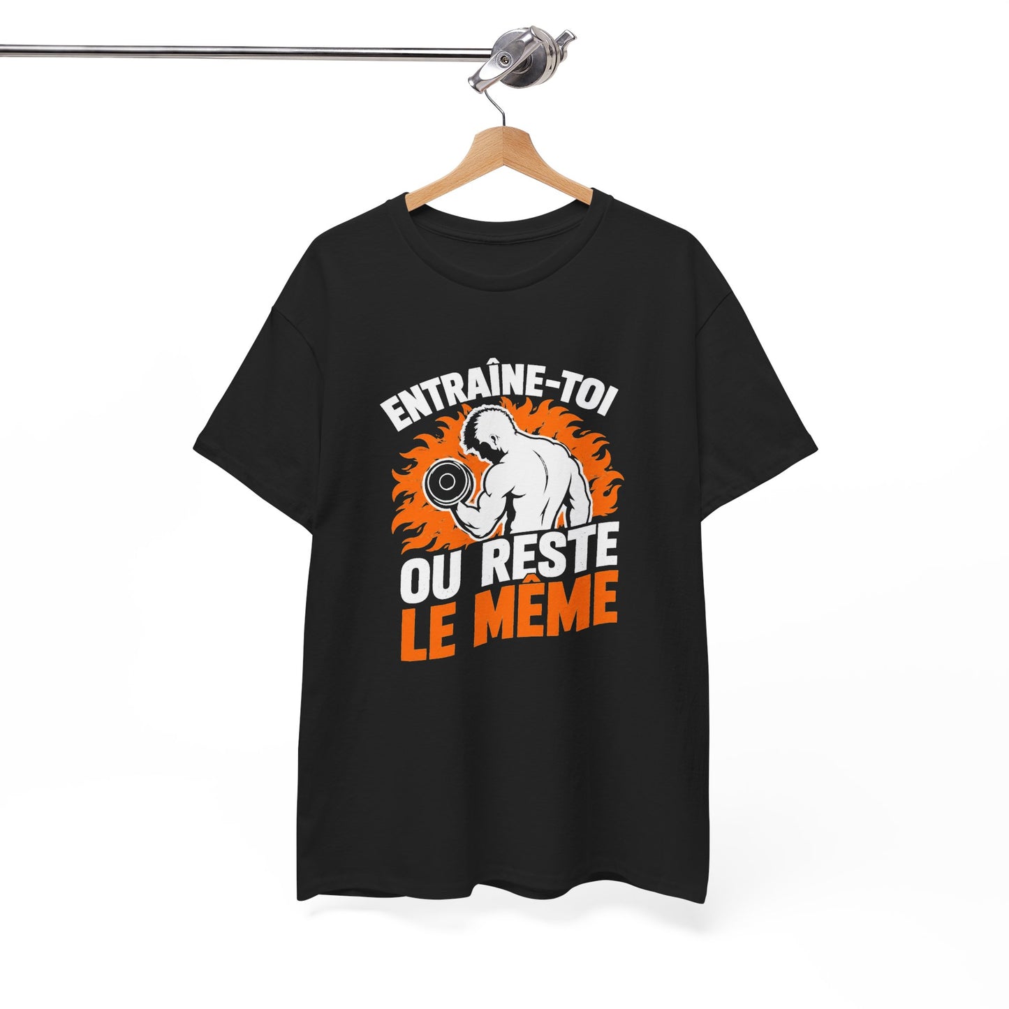 T-Shirt Homme Musculation Fitness – Entraînement Force Motivation Sport – Cadeau Muscu Homme