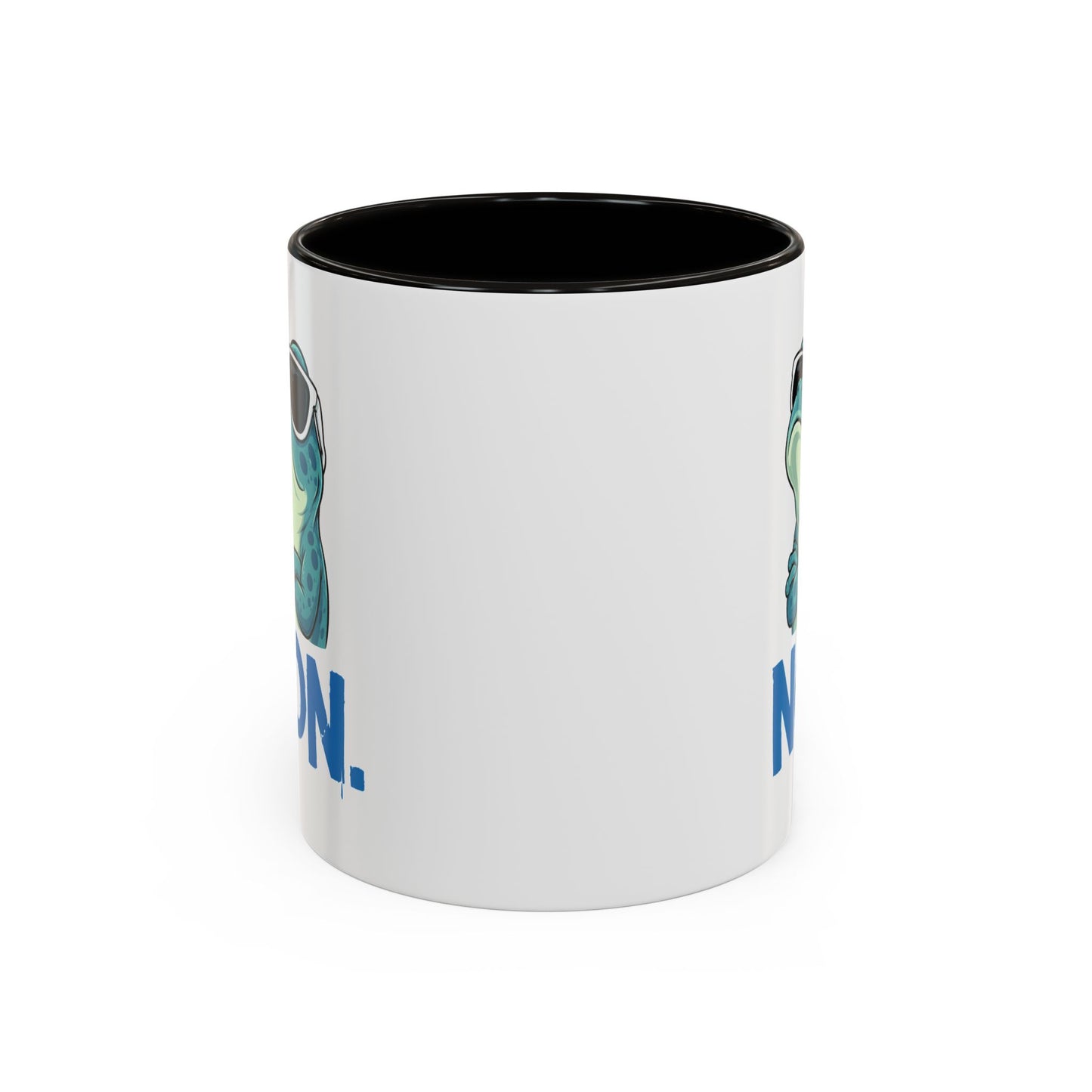 Tasse Grenouille Drôle Homme Femme – Mug Non. – Cadeau Humour Réponse Courte 325 ml