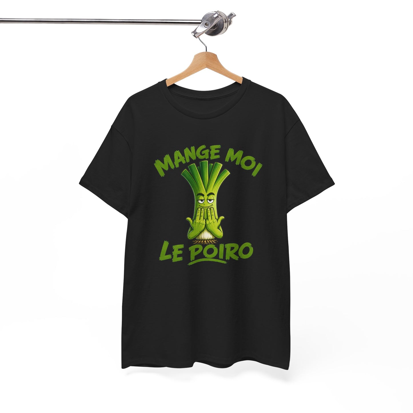 Tee Shirt Poireau JuL Humour Homme Femme – T-Shirt Drôle Légume Vert – Idée Cadeau Original