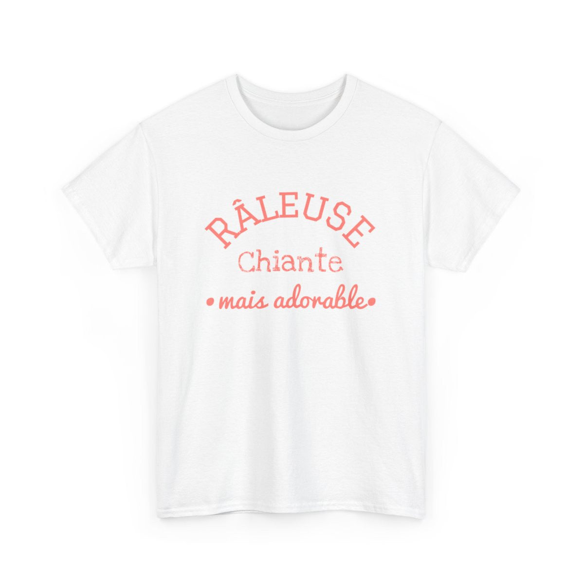 Tee Shirt Femme "Râleuse Chiante Mais Adorable" - Humour et Style