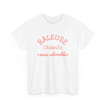Tee Shirt Femme "Râleuse Chiante Mais Adorable" - Humour et Style