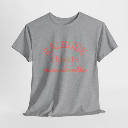 Tee Shirt Femme "Râleuse Chiante Mais Adorable" - Humour et Style