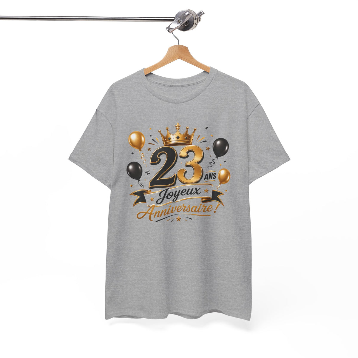Tee Shirt Anniversaire 23 Ans Homme et Femme Joyeux Anniversaire Cadeau 23 Ans Idée Cadeau Adulte