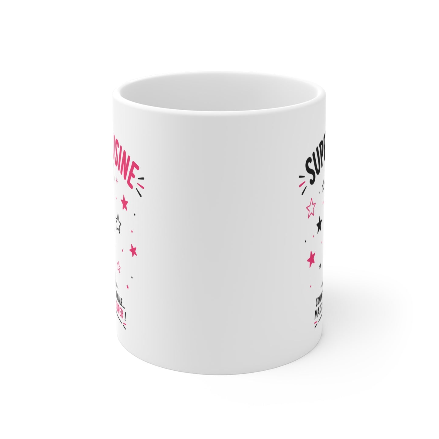Mug Super Cousine – Tasse Cadeau Originale pour Cousine – Idée Cadeau Anniversaire Noël Femme