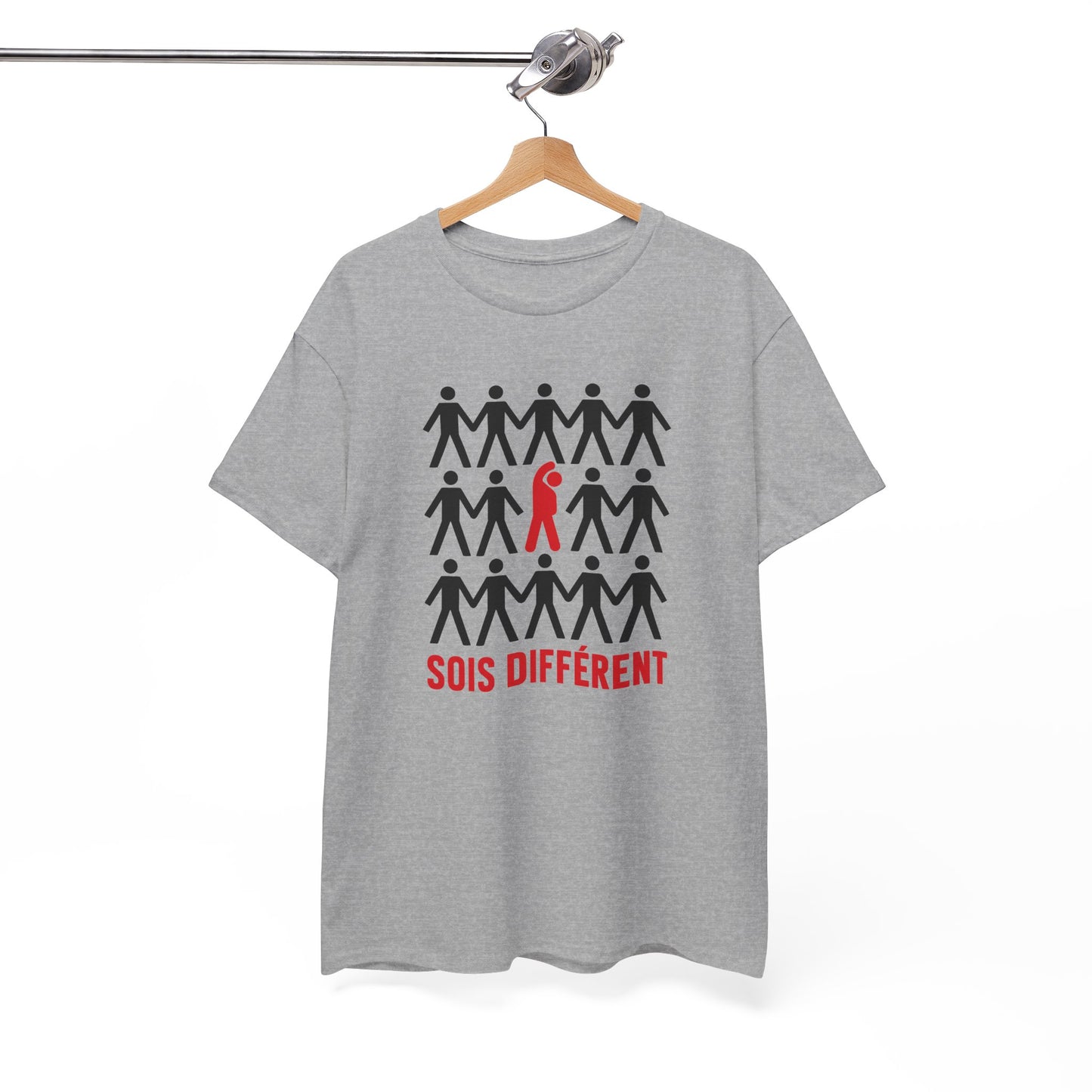 T-Shirt Homme et Femme Motivation – Originalité Confiance en Soi Individualité – Cadeau Inspirant