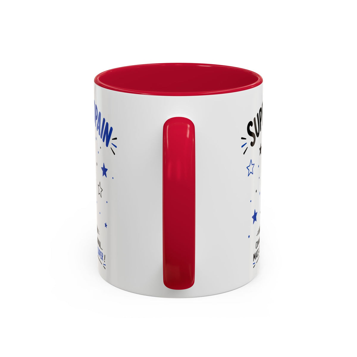 Mug Super Copain – Tasse Cadeau Originale pour un Ami – Idée Cadeau Anniversaire Noël Homme noir bleu rouge
