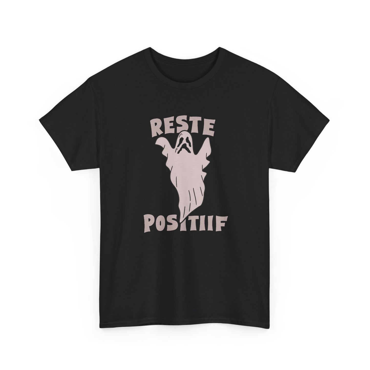 T-Shirt Halloween Homme et Femme – Fantôme Humour Positif – Cadeau Original Amoureux Halloween