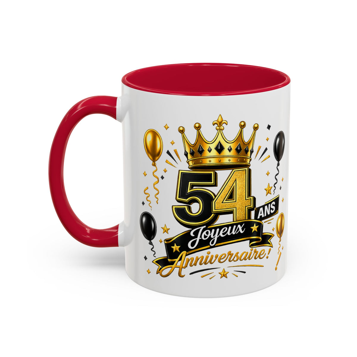 Mug Joyeux 54 Ans – Tasse Anniversaire 54 Ans – Cadeau Original pour Femme Homme – Idée Cadeau 54e Anniversaire