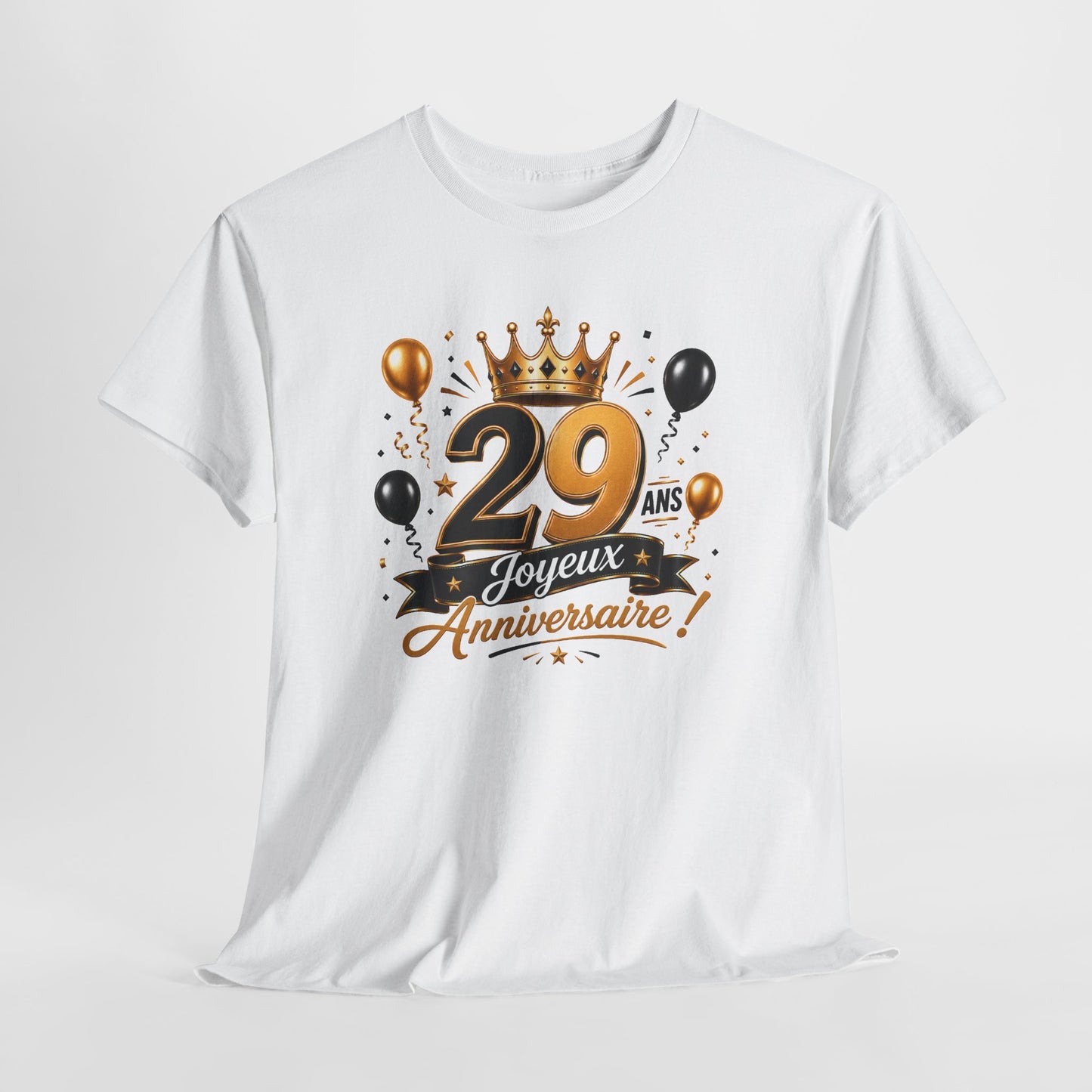 Tee Shirt Anniversaire 29 Ans Homme et Femme Joyeux Anniversaire Cadeau 29 Ans Idée Cadeau Adulte
