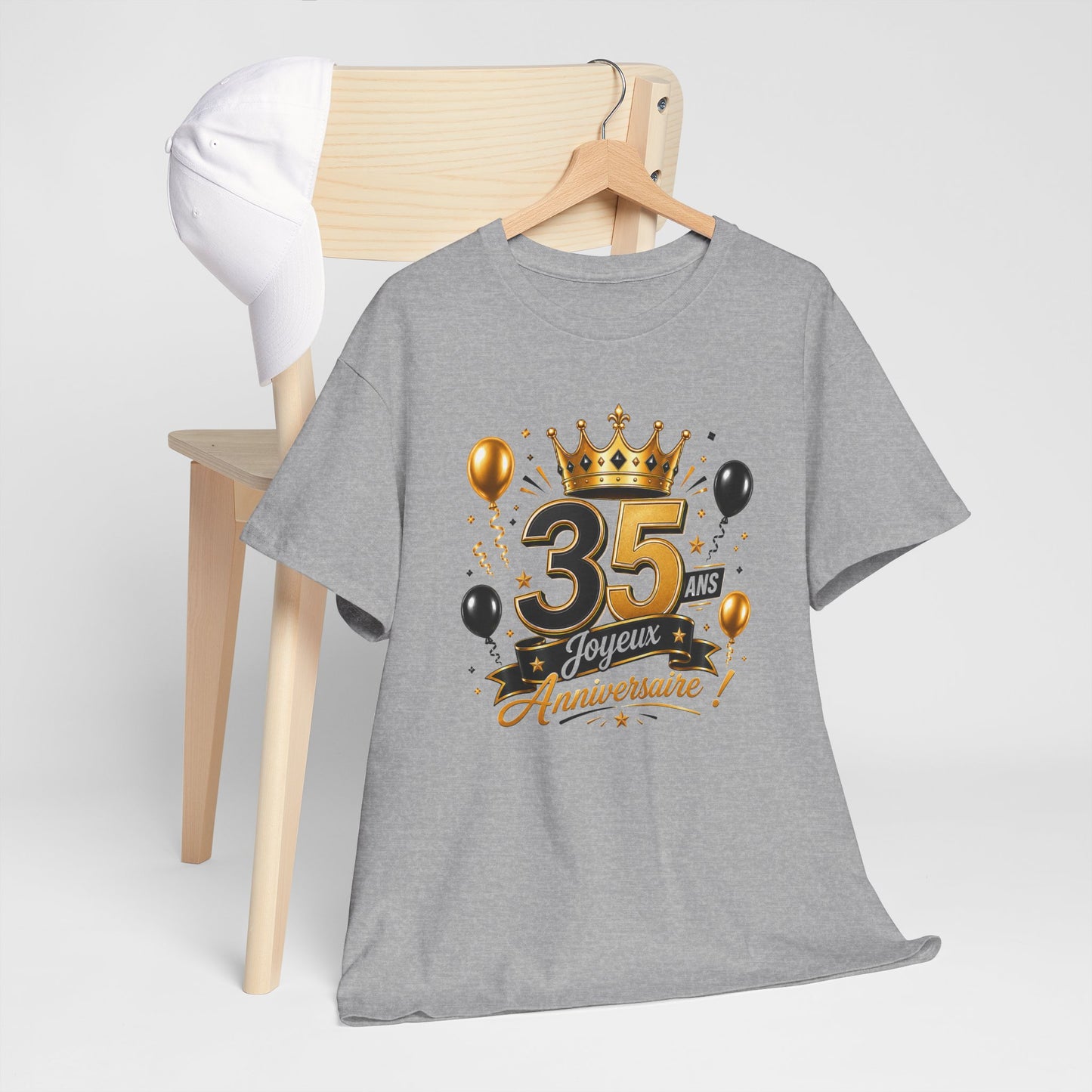 Tee Shirt Anniversaire 35 Ans Homme et Femme Joyeux Anniversaire Cadeau 35 Ans Idée Cadeau Adulte