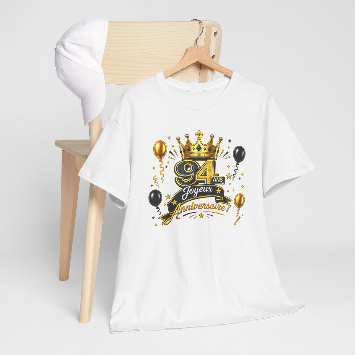 Tee Shirt Anniversaire 94 Ans Homme et Femme – Joyeux Anniversaire – Cadeau 94 Ans