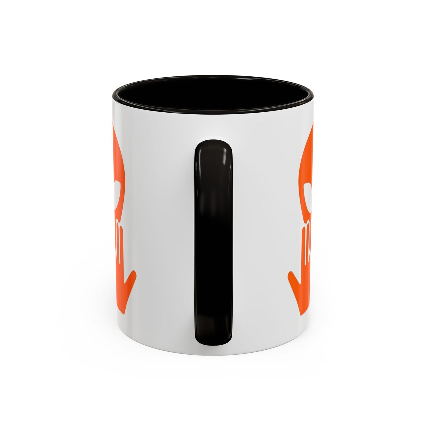 Mug Alien Signe JUL Orange OVNI Style Rap Français Cadeau Original et Fun  Noir Bleu Rouge
