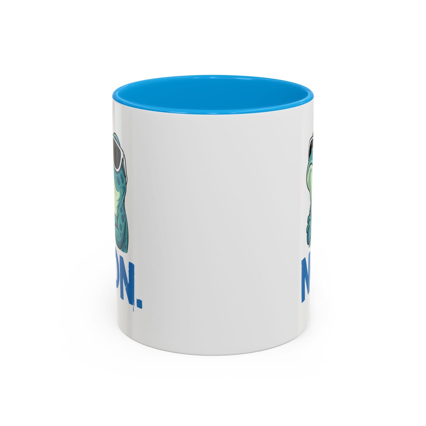 Tasse Grenouille Drôle Homme Femme – Mug Non. – Cadeau Humour Réponse Courte 325 ml