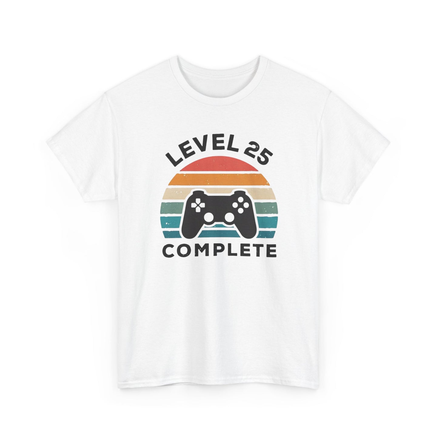 Tee-Shirt 25 Ans Homme et Femme – Cadeau Anniversaire 25ème Gamer Gaming – Idée Cadeau Jeu Vidéo Original pour Passionné de Jeux Vidéo