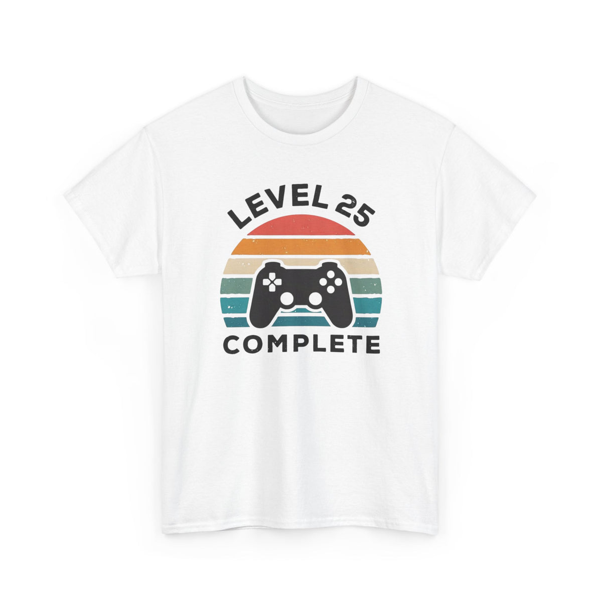 Tee-Shirt 25 Ans Homme et Femme – Cadeau Anniversaire 25ème Gamer Gaming – Idée Cadeau Jeu Vidéo Original pour Passionné de Jeux Vidéo