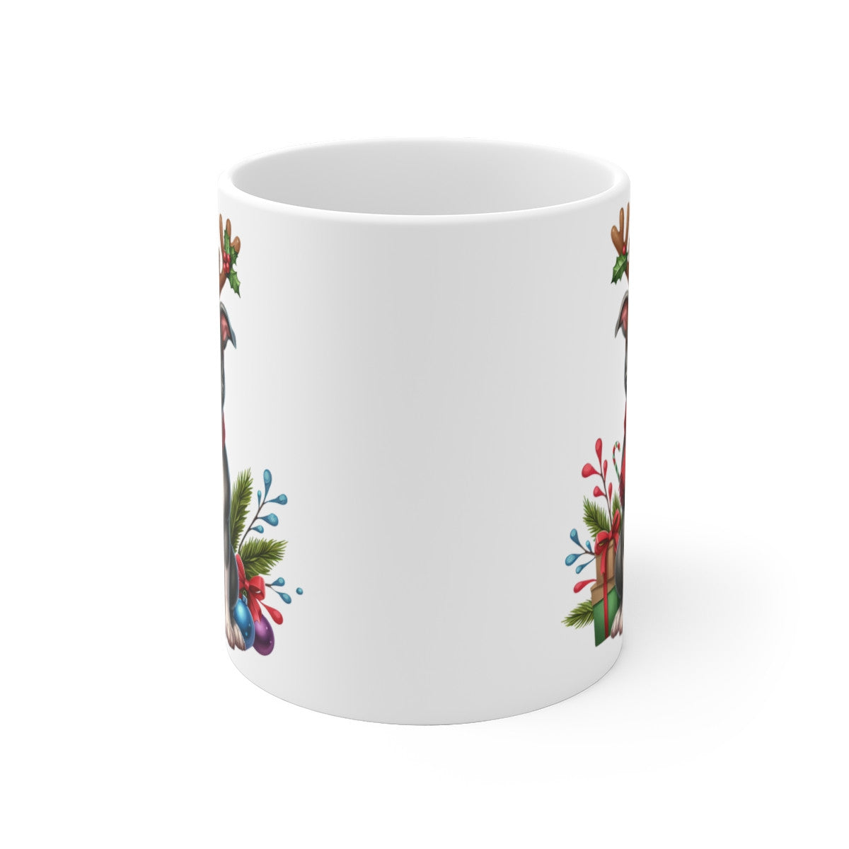 Mug American Pit Bull Terrier de Noël – Cadeau Festif pour Enfant et Adulte