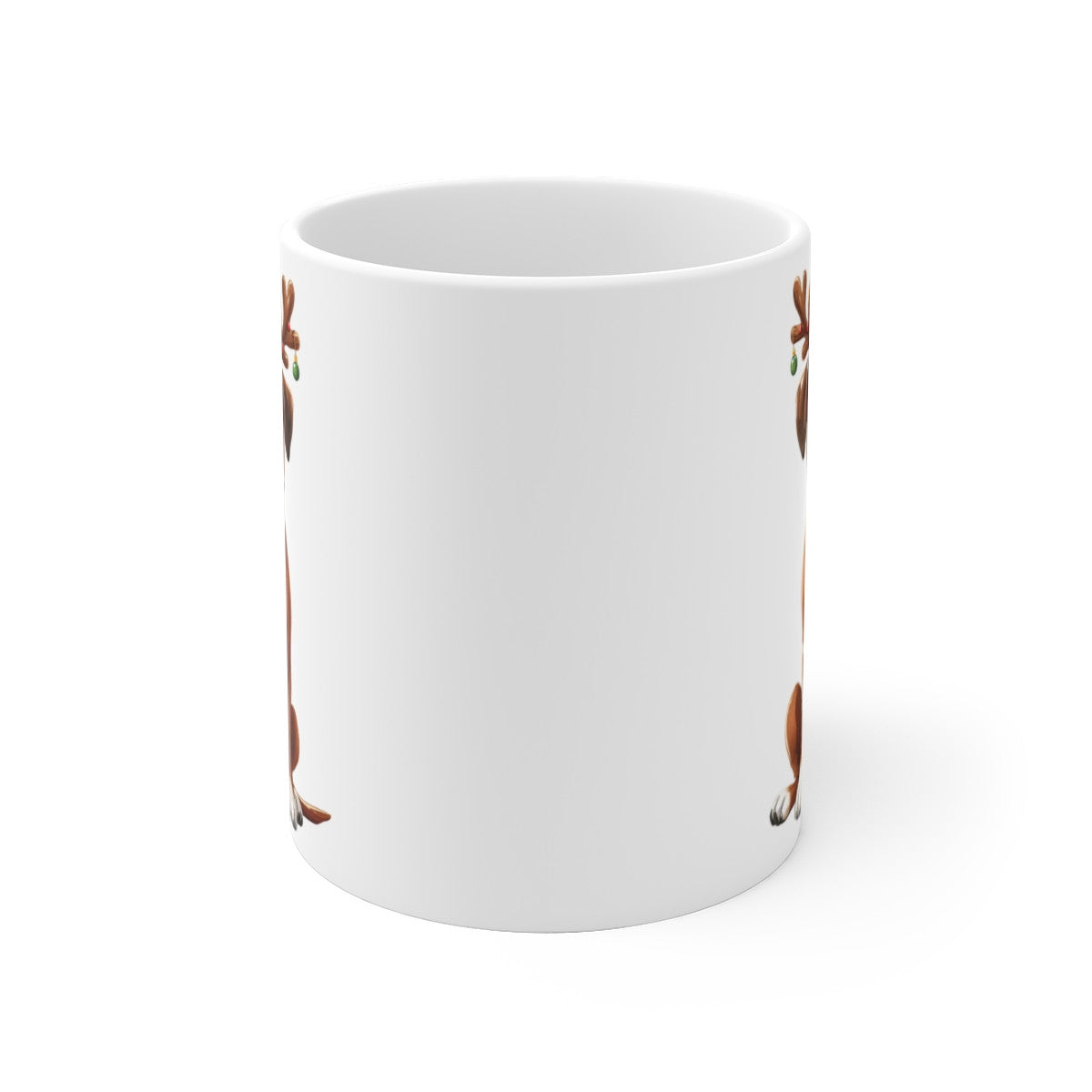 Mug Chien Boxer de Noël – Tasse Festive  en Céramique pour Enfant et Adulte