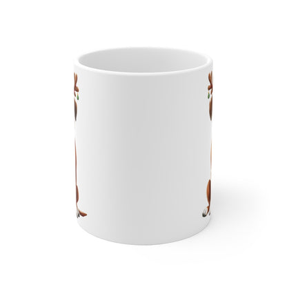 Mug Chien Boxer de Noël – Tasse Festive  en Céramique pour Enfant et Adulte