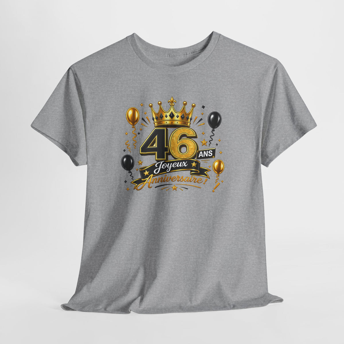 Tee Shirt Anniversaire 46 Ans Homme et Femme – Joyeux Anniversaire – Cadeau 46 Ans