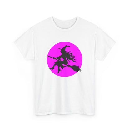 T-shirt Halloween Femme – Design Sorcière sur Balai