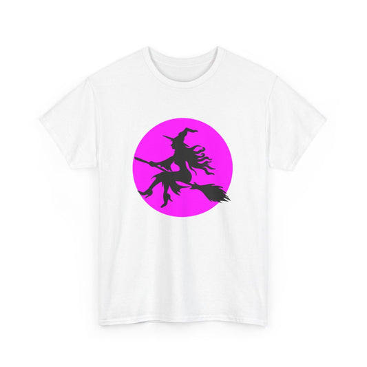 T-shirt Halloween Femme – Design Sorcière sur Balai