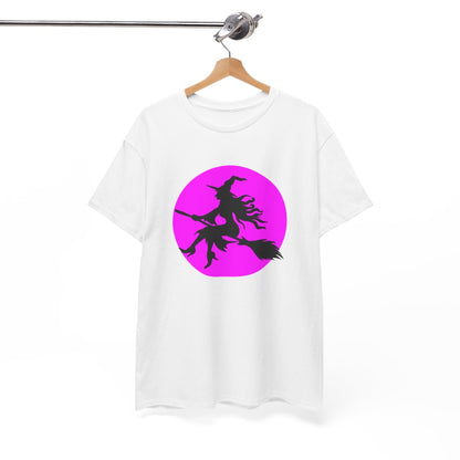 T-shirt Halloween Femme – Design Sorcière sur Balai