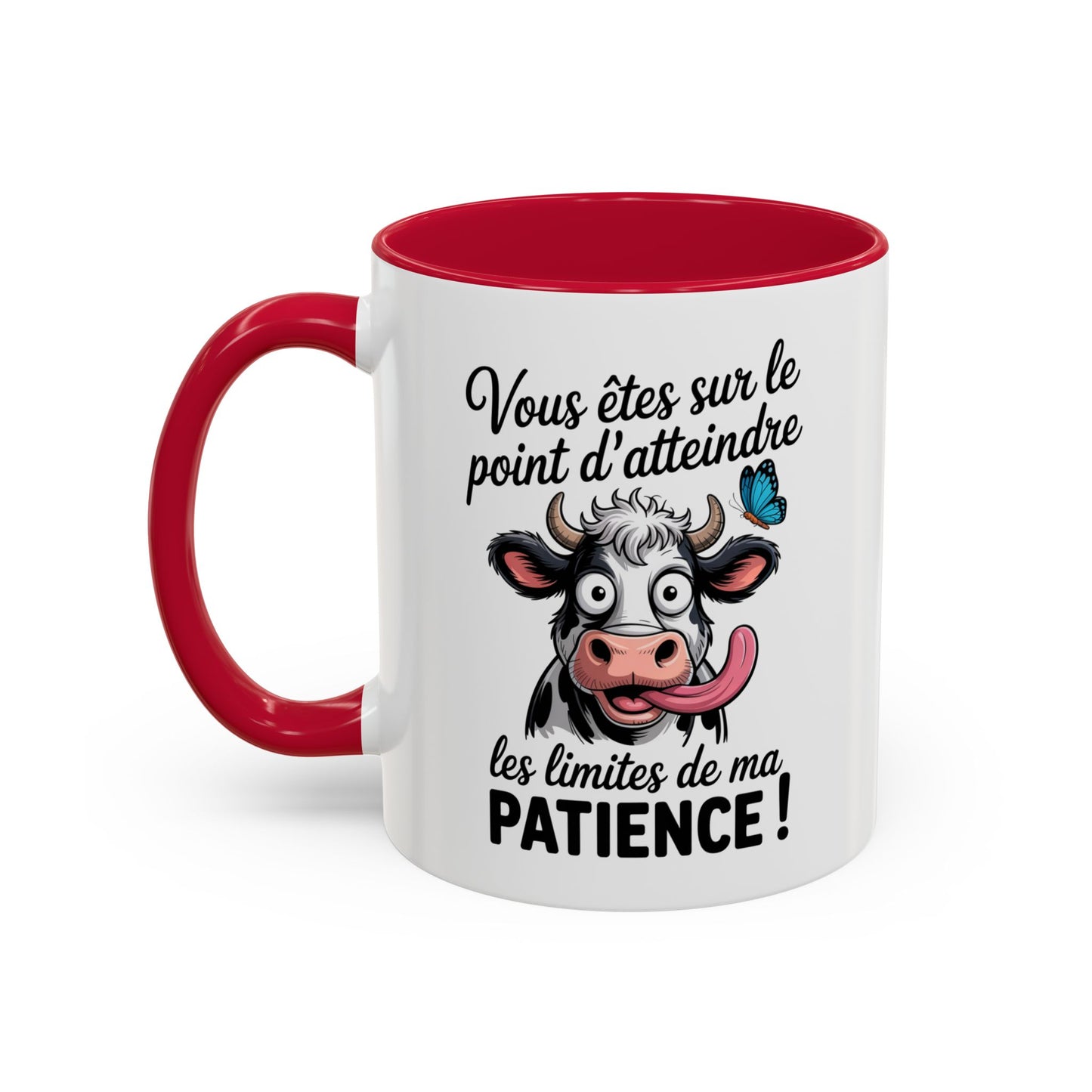 Mug Vache Humoristique – Tasse Animal Drôle Citation J’Peux Pas J’ai – Cadeau Fun Original Homme Femme