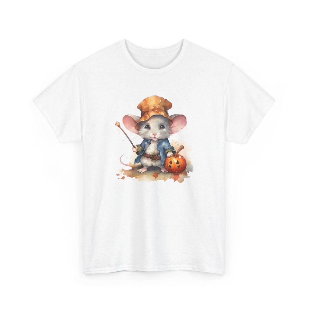 T-shirt Halloween  Souris Sorcière – Pour Homme et Femme