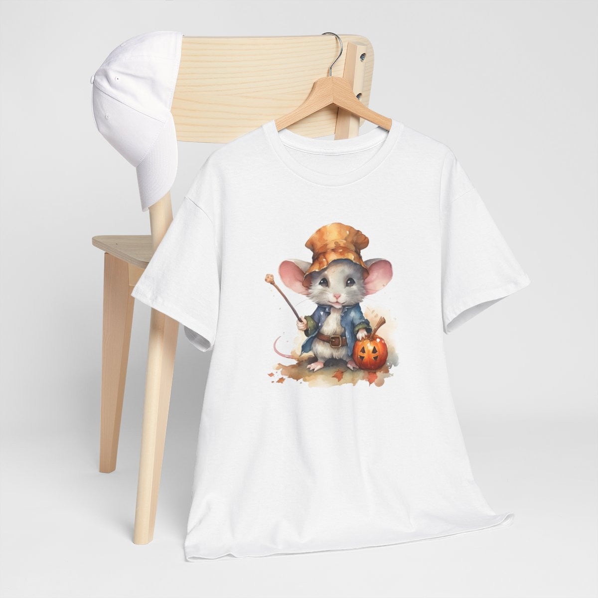 T-shirt Halloween  Souris Sorcière – Pour Homme et Femme