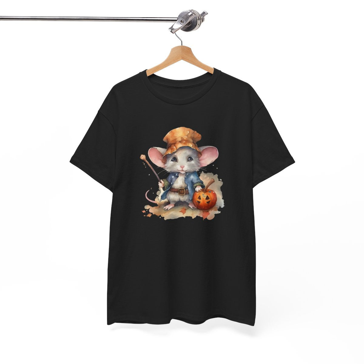 T-shirt Halloween  Souris Sorcière – Pour Homme et Femme