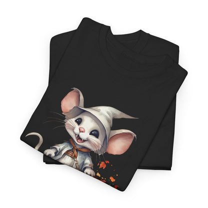 T-shirt Halloween avec Souris Sorcière – Pour Homme et Femme