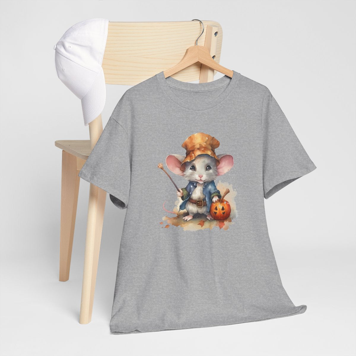 T-shirt Halloween  Souris Sorcière – Pour Homme et Femme